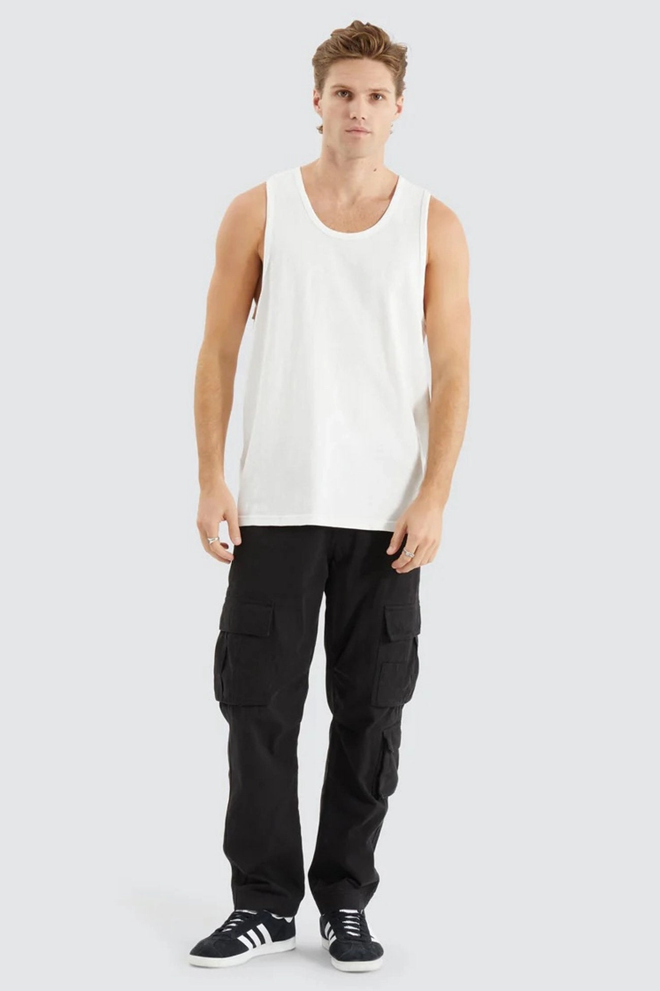 sale gifts Asheville Relaxed Singlet Natural White