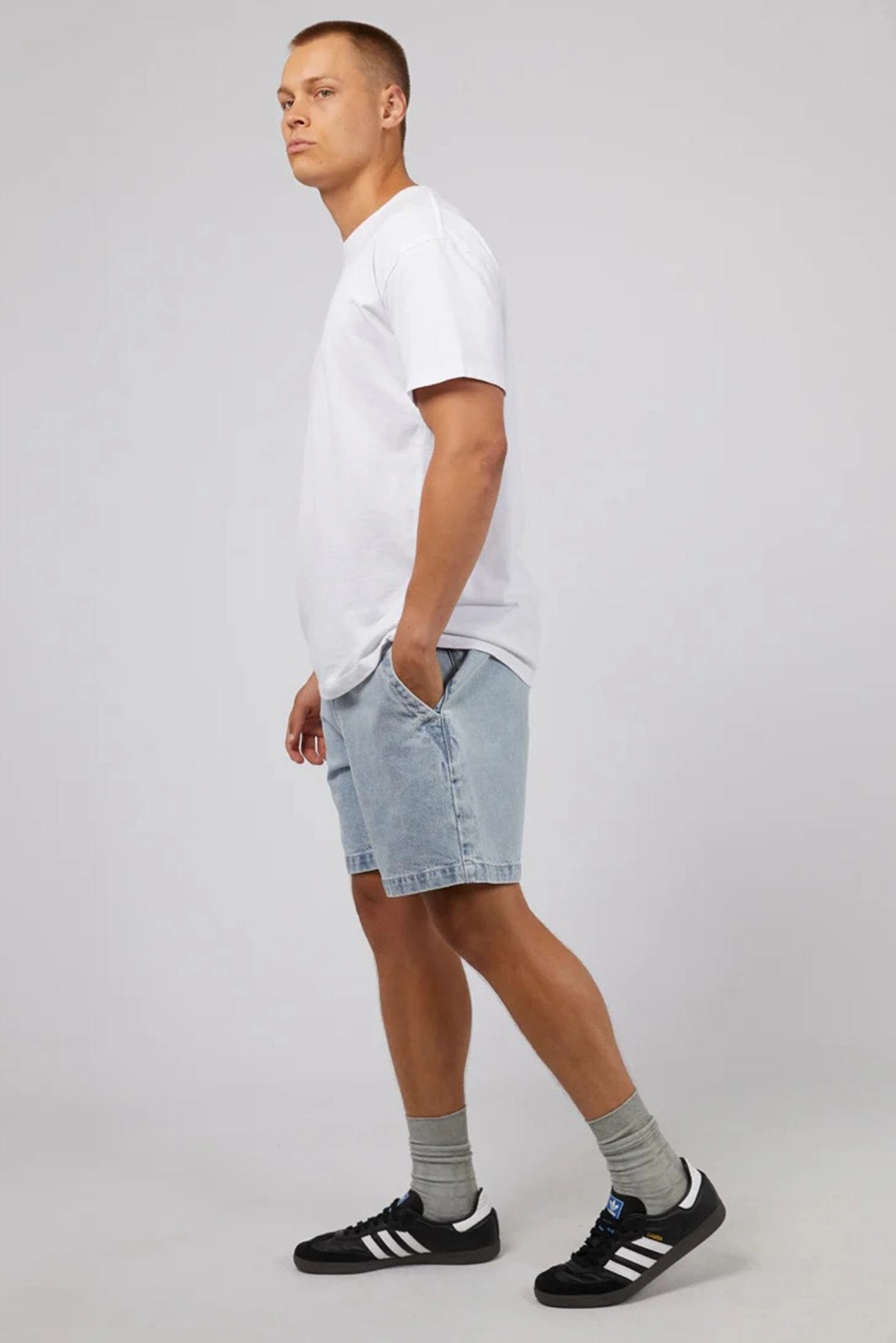 sale gifts Rider Denim Short Bleach Blue