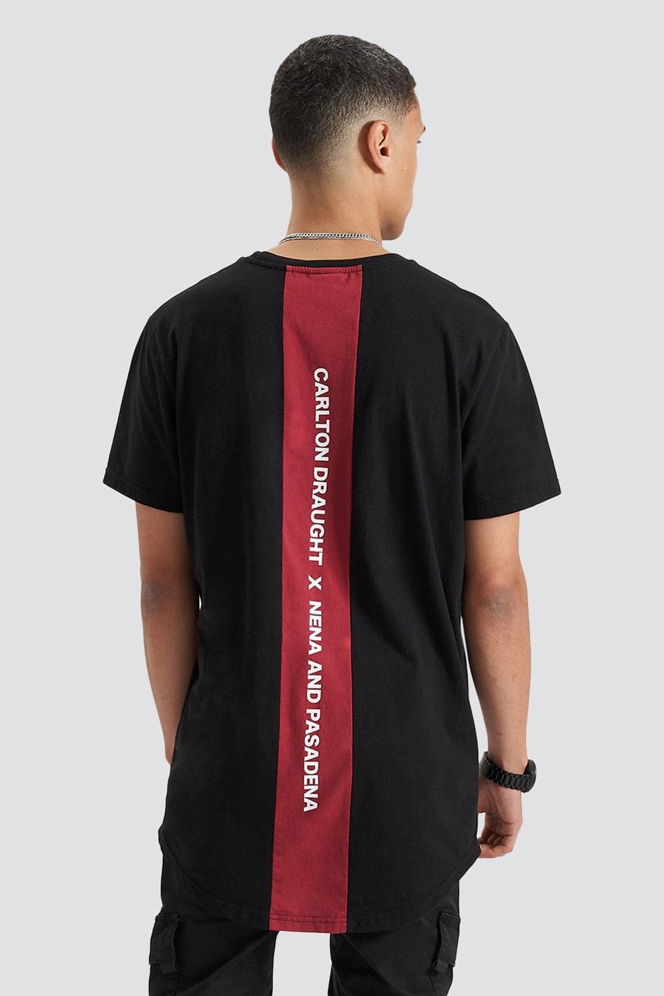 sale heels Bramling Cape Back Tee Black Maroon