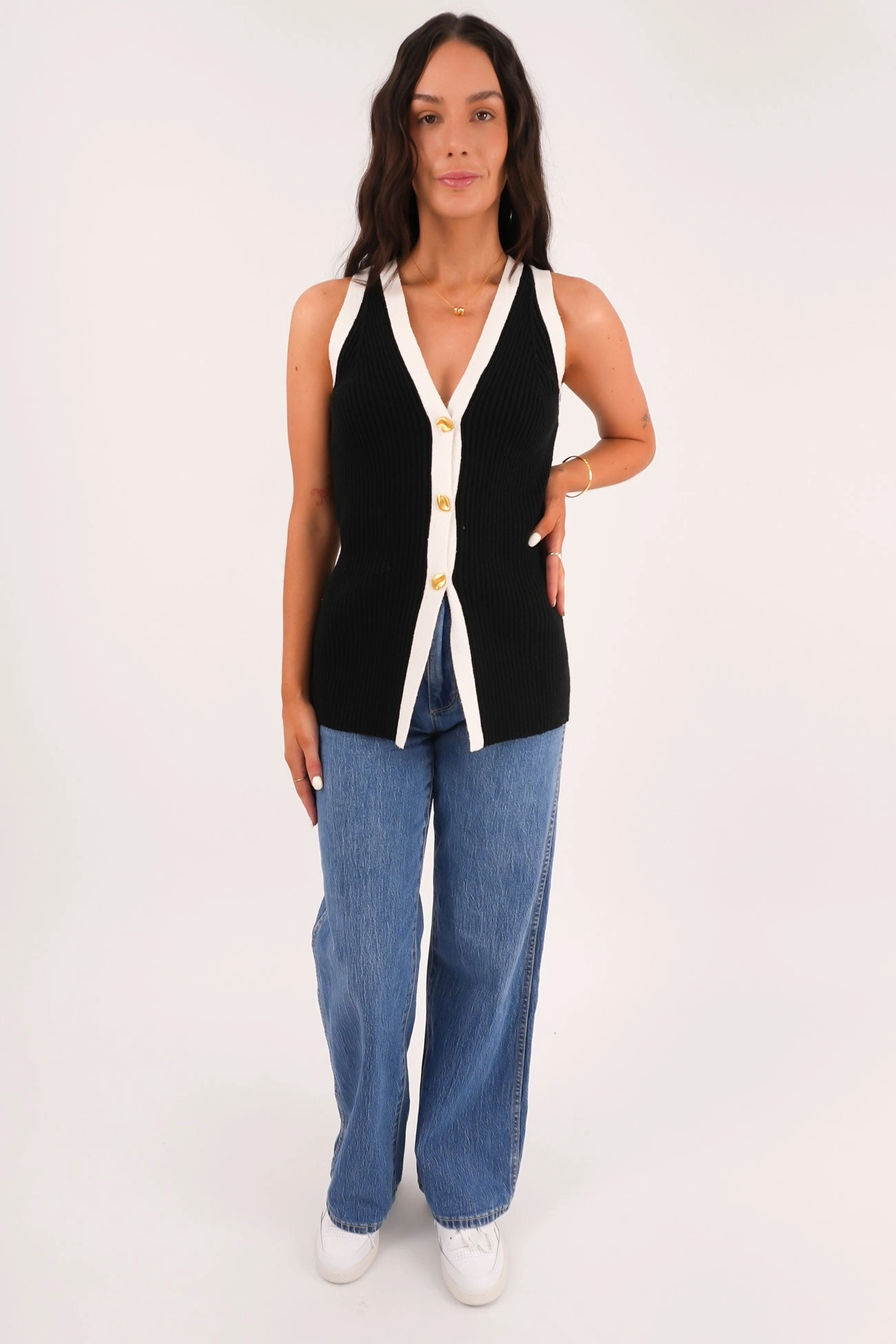 sale in amazon Joseph Knit Top Black
