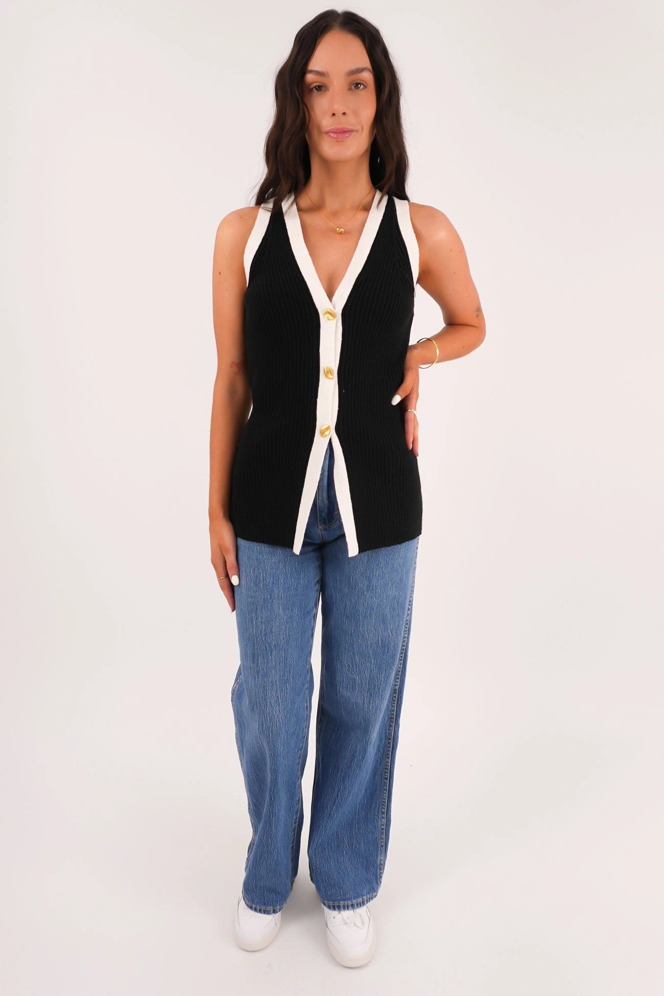 sale in amazon Joseph Knit Top Black