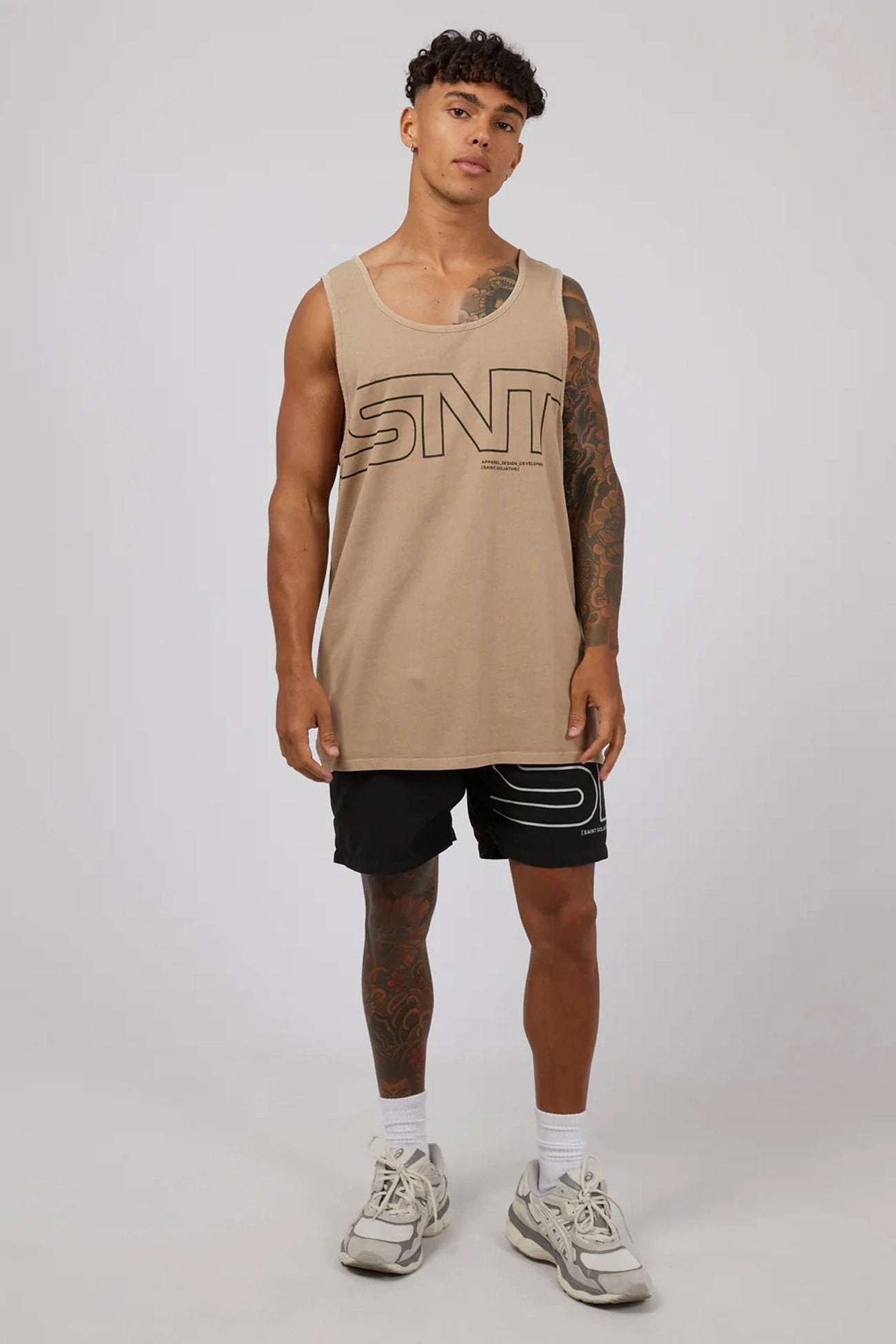 sale in amazon Link Singlet Tan