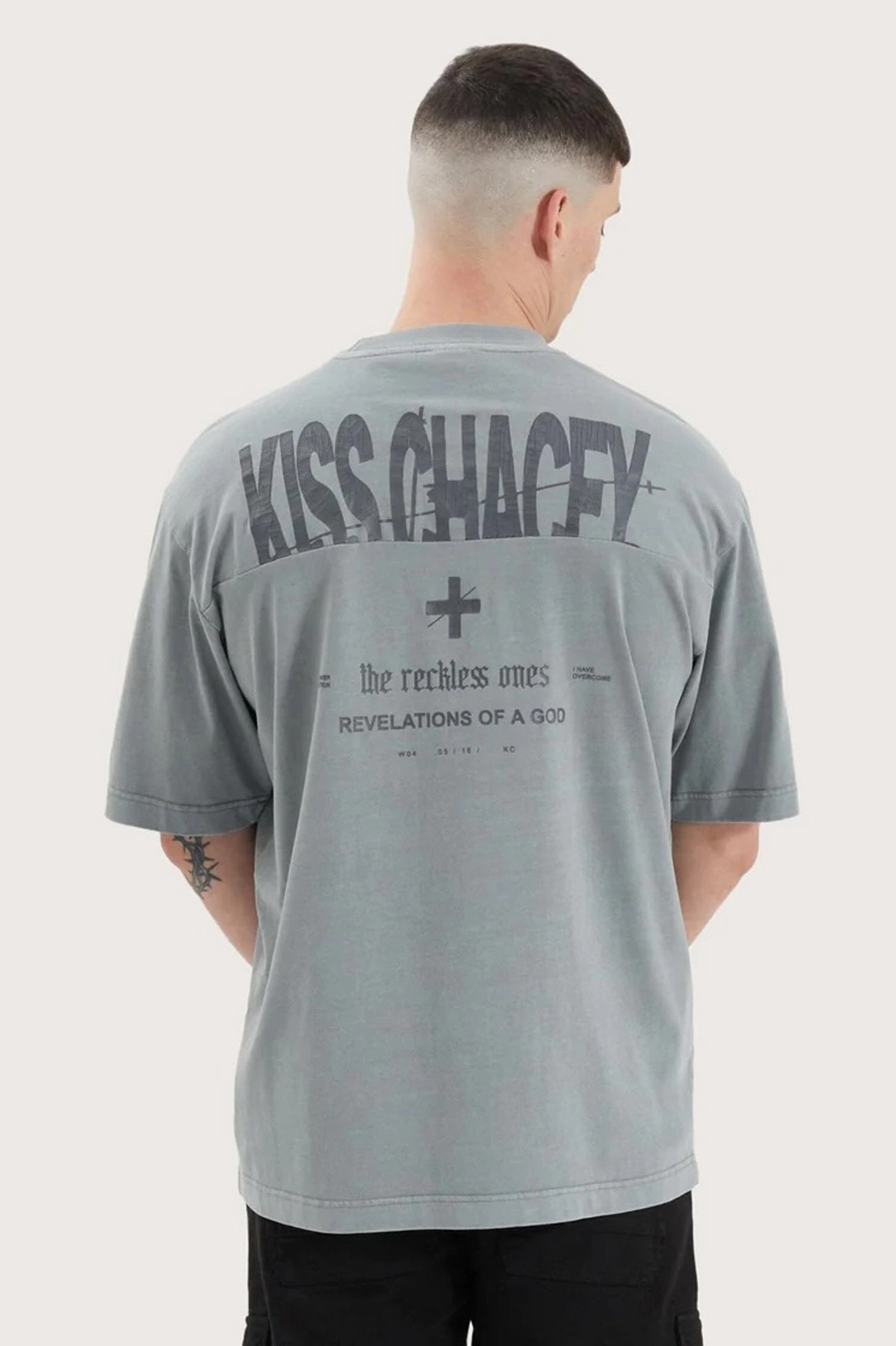 sale in hindi Wright Oversized Tee Pigment Neutral Grey