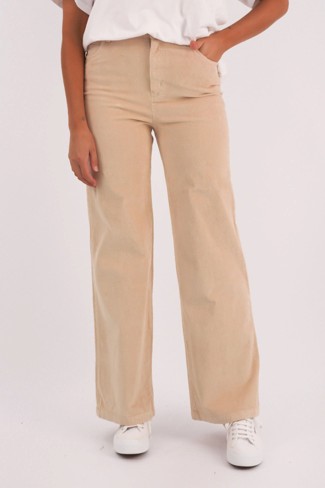 sale jackets women Emma Cord Pant Vanilla