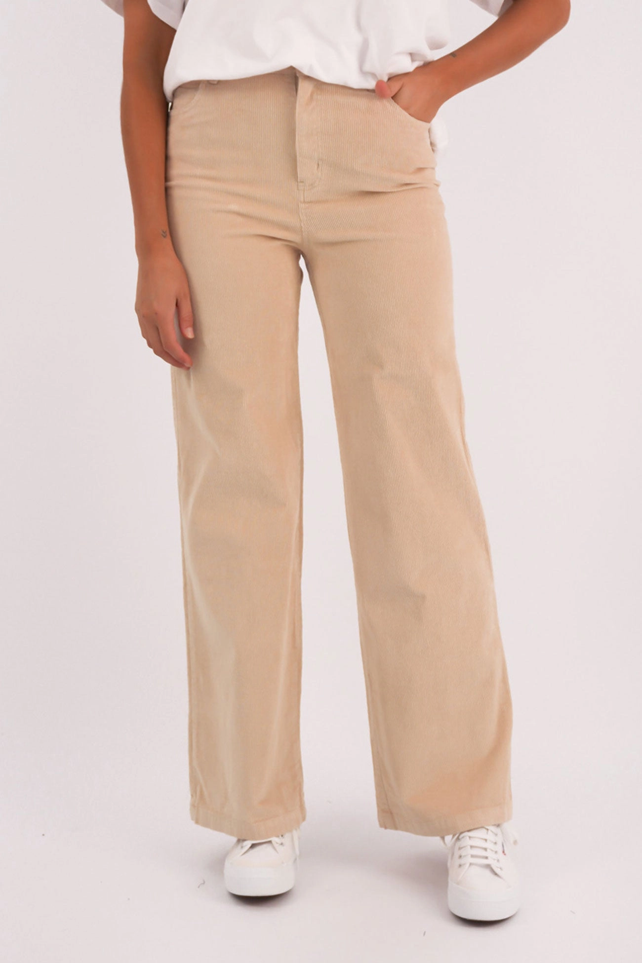 sale jackets women Emma Cord Pant Vanilla
