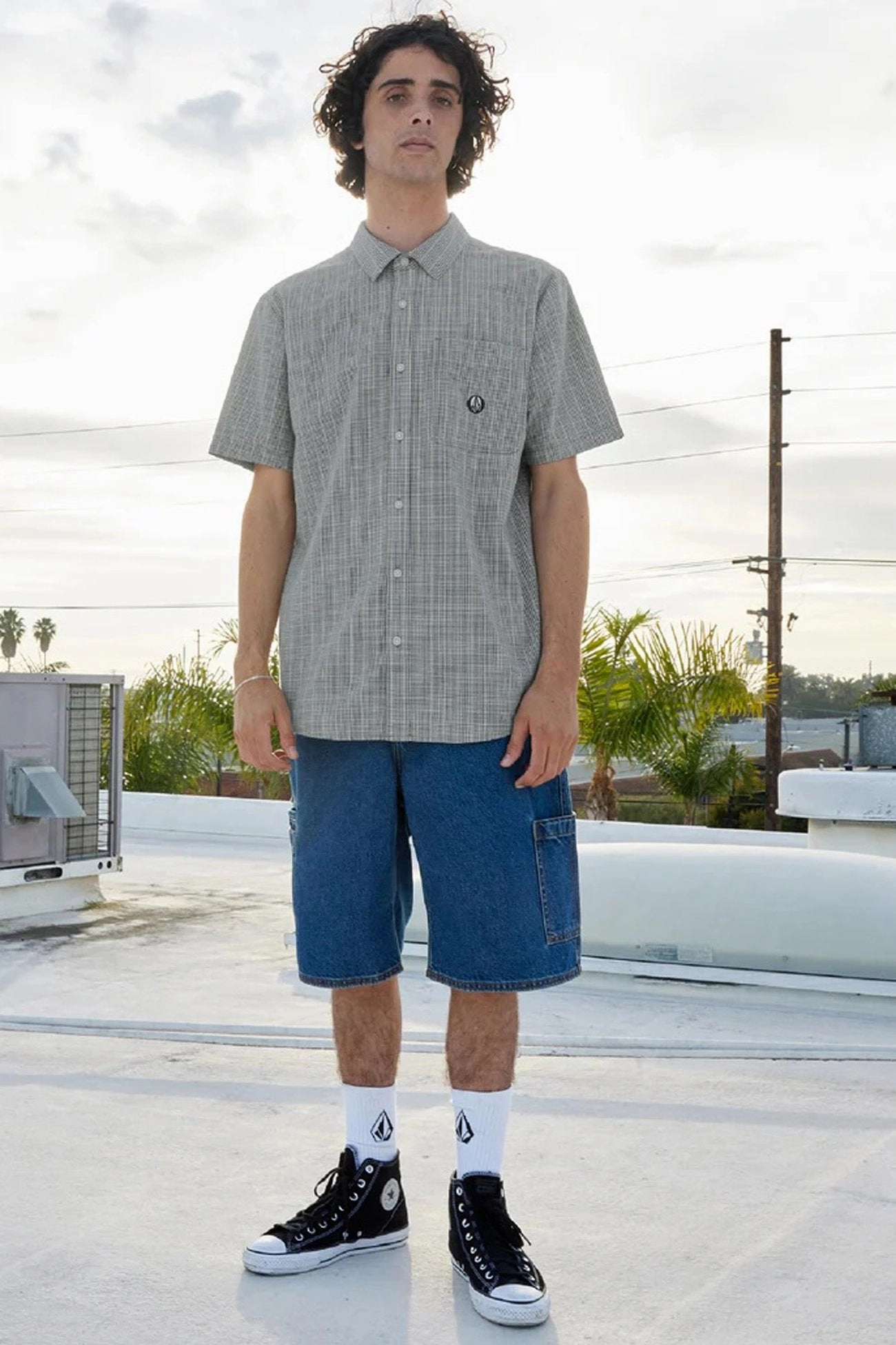 sale jeans Lonsdale Short Sleeve Shirt Egg White