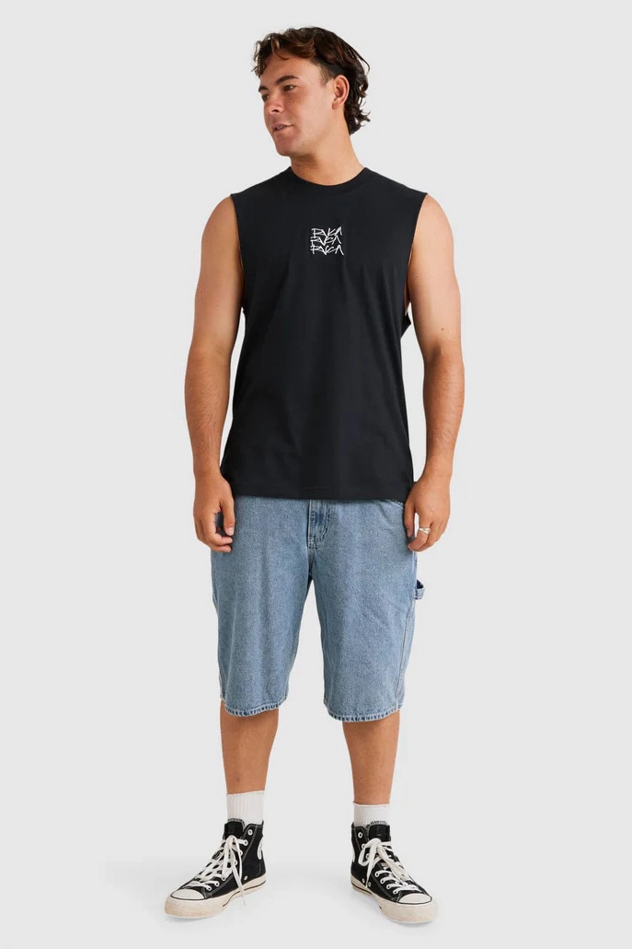 sale jumpsuit Scrawls Muscle Black