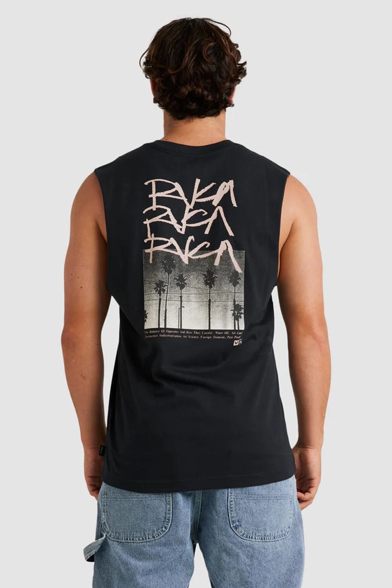 sale jumpsuit Scrawls Muscle Black
