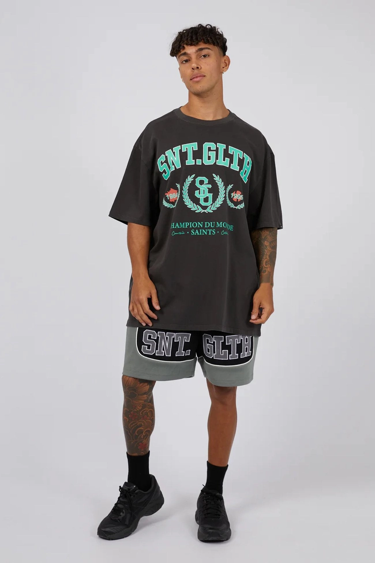 sale kids League Tee Coal