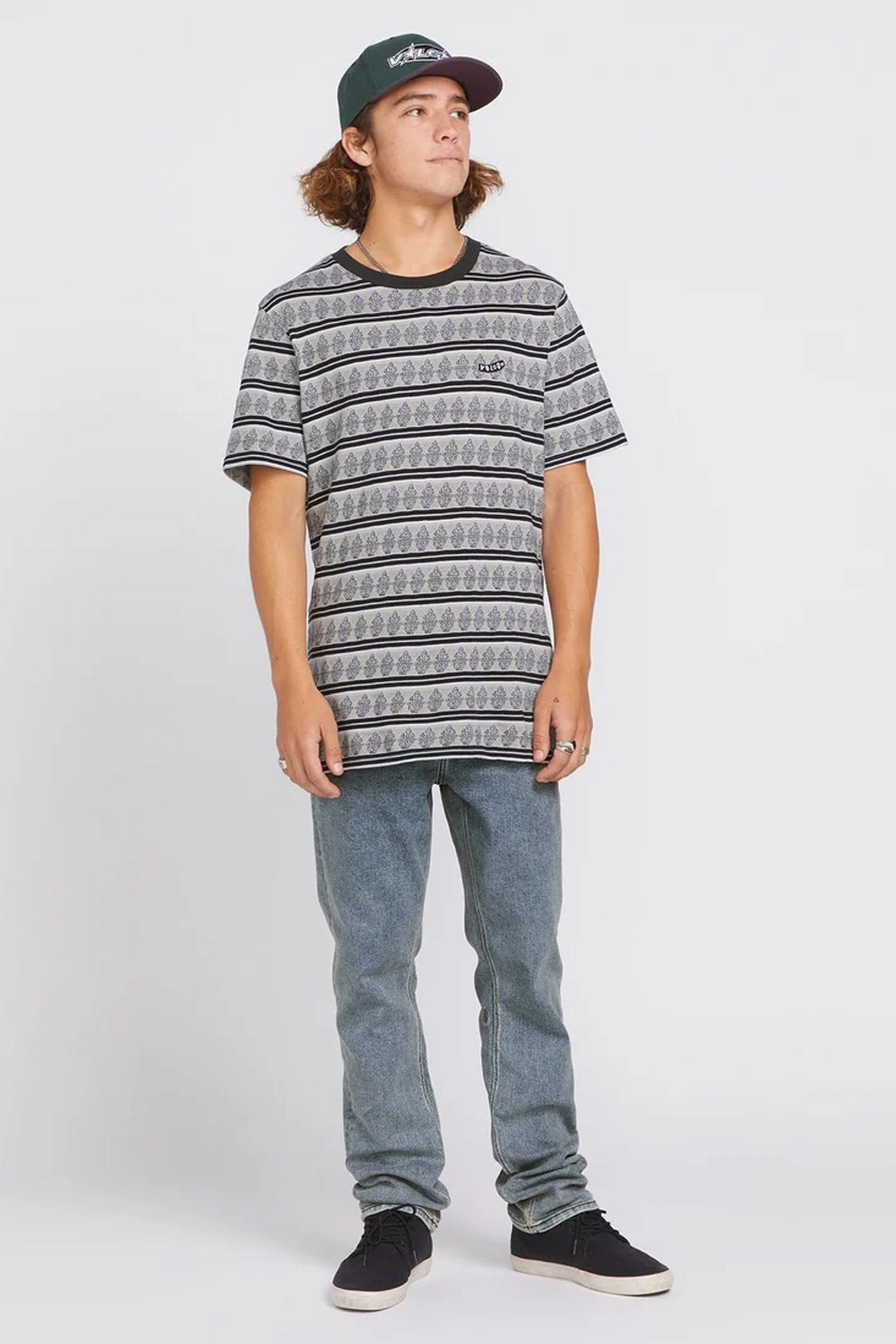 sale mobile toilets price list Bone Stamp Crew Short Sleeve T-Shirt Stone sale tilbari