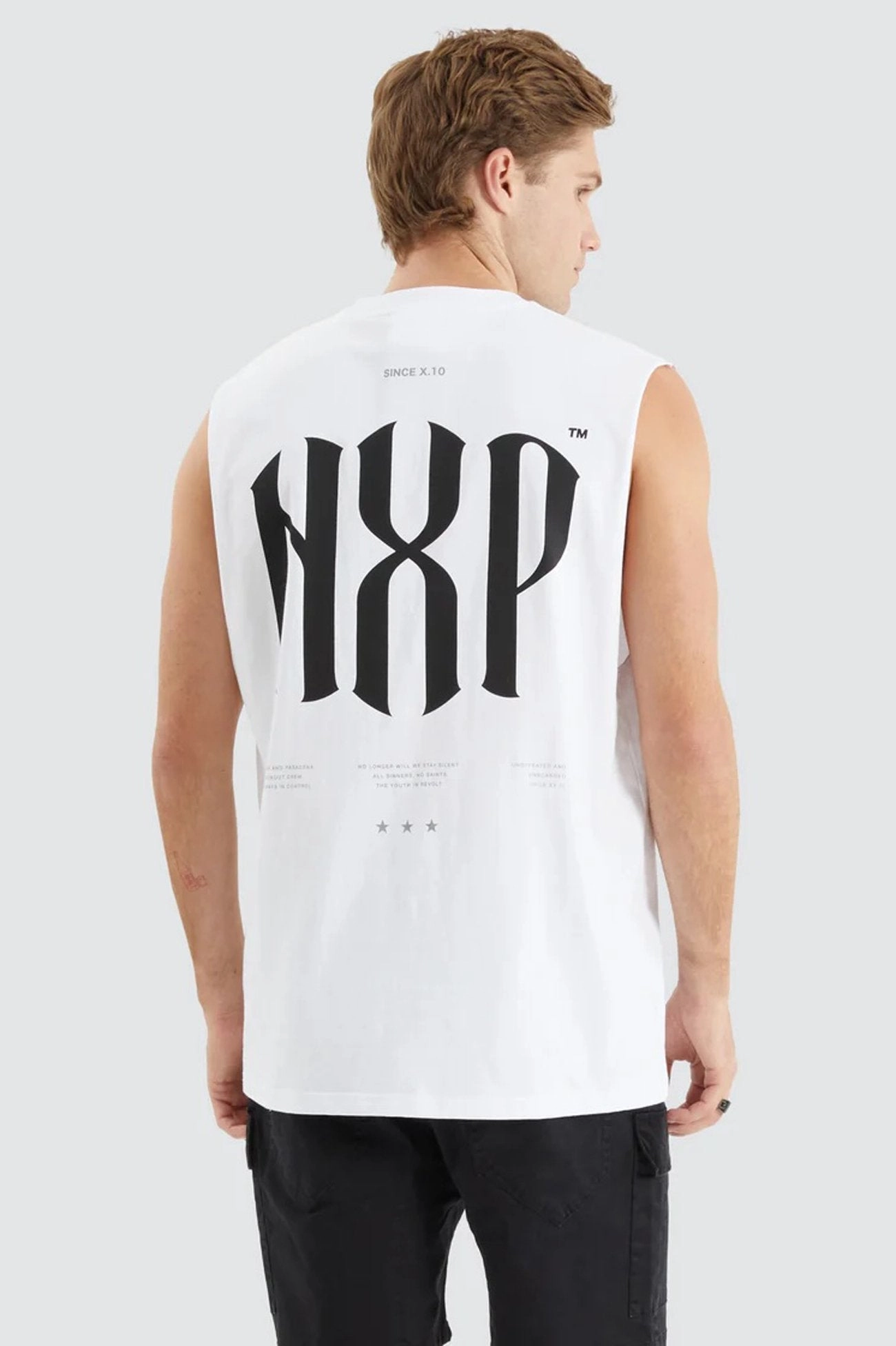 sale myntra Anode Relaxed Muscle Tee Optical White