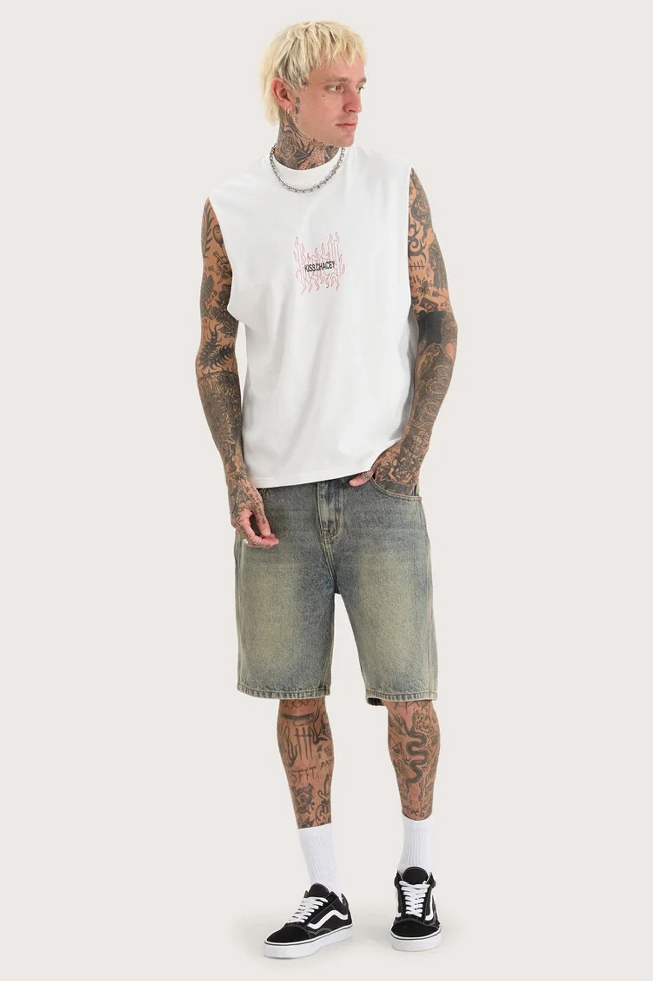 sale near me Destructed Street Muscle Natural White