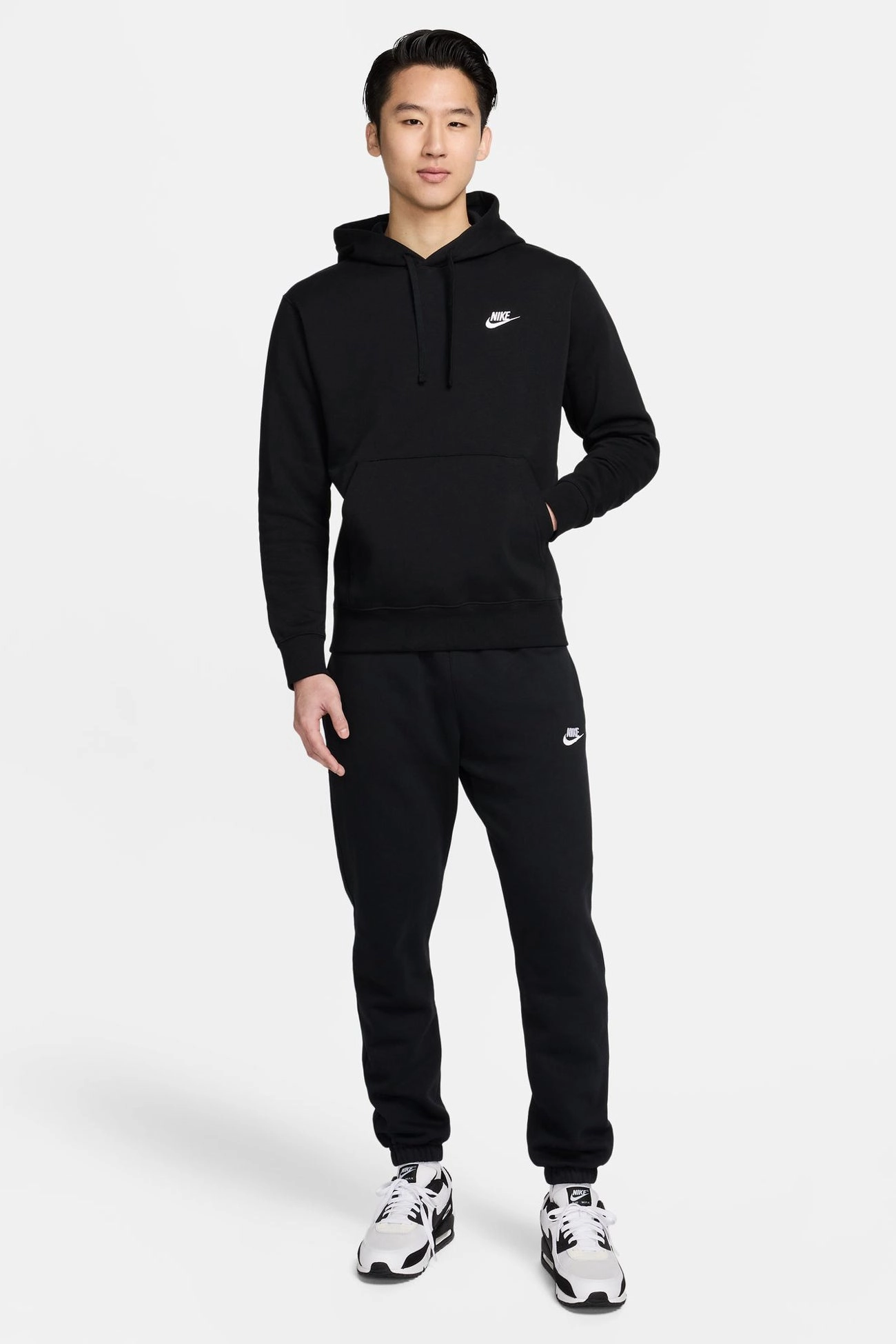 sale near me Nike Sportswear Club Pullover Hoodie Black