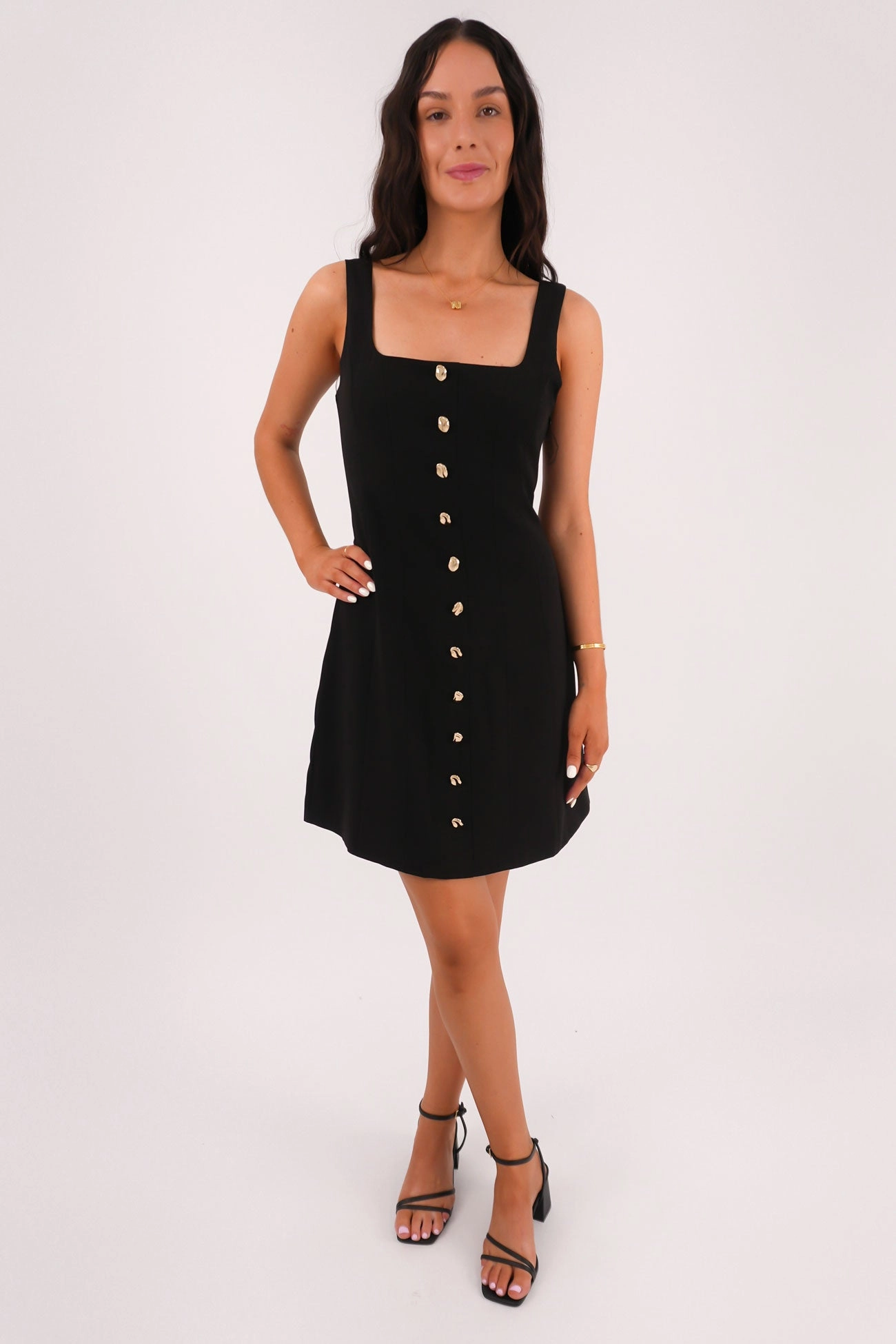 sale pisang Jessica Mini Dress Black