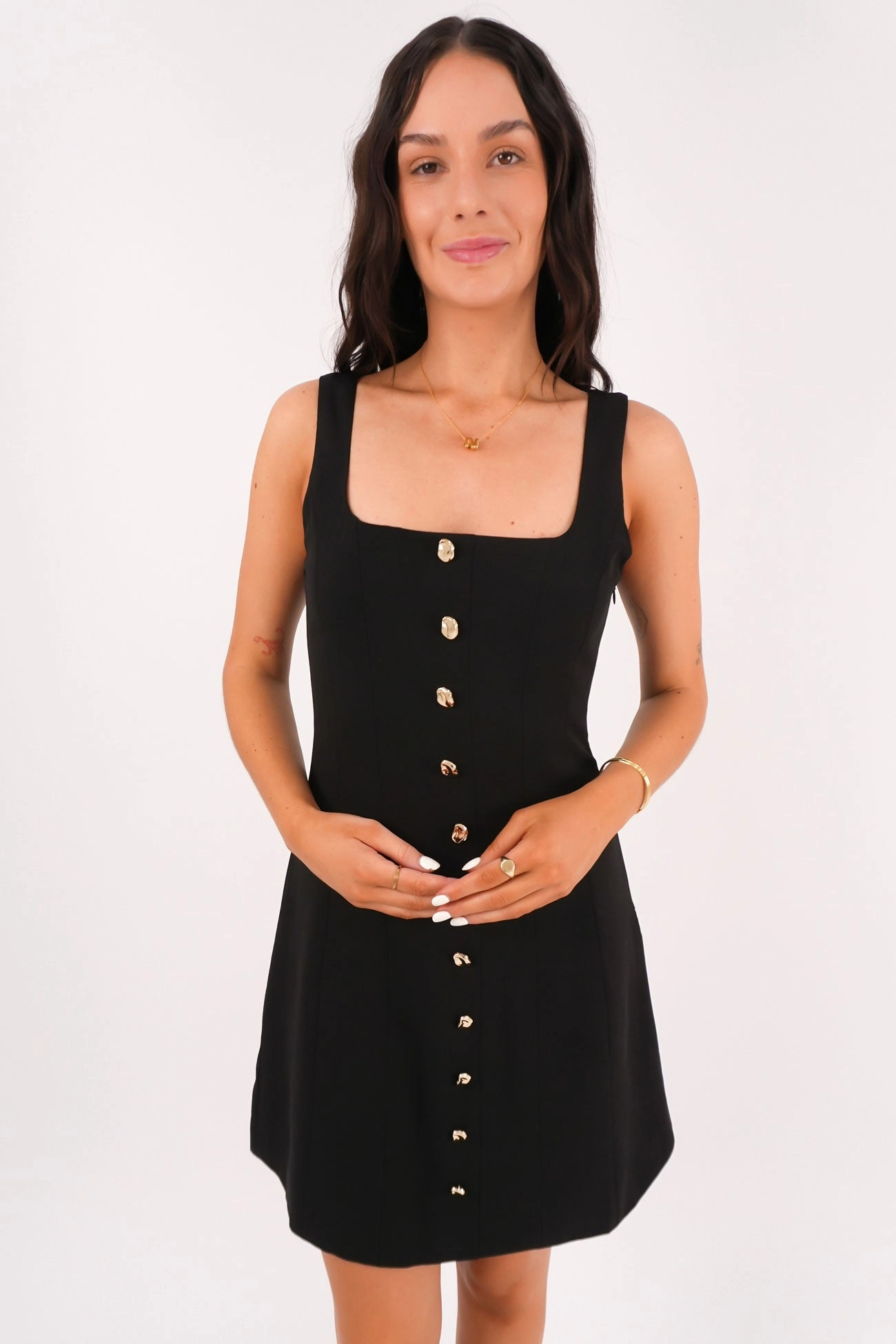 sale pisang Jessica Mini Dress Black