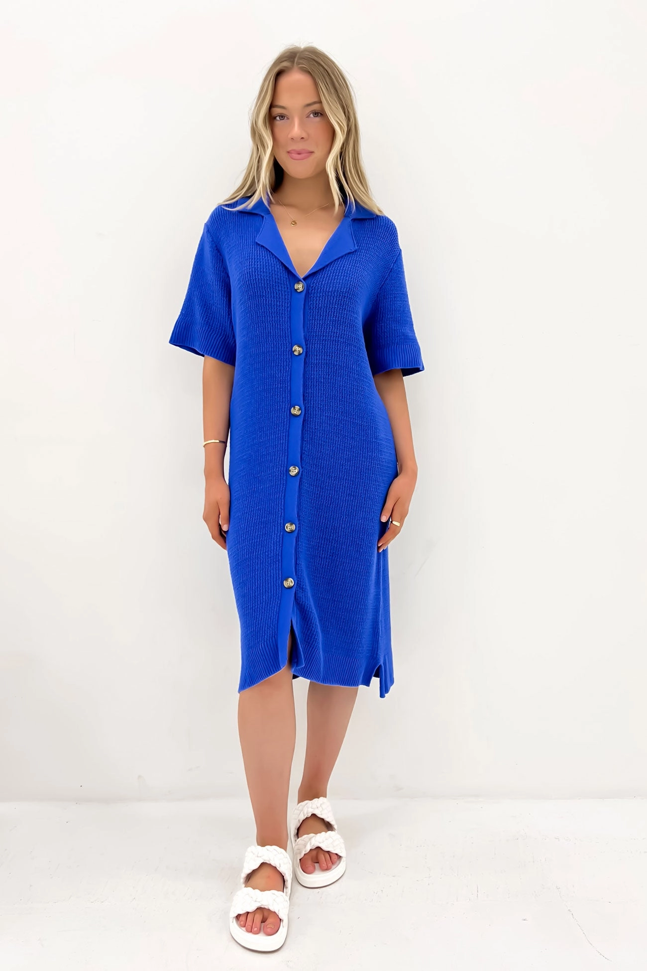 quran sale Prime Knit Dress Cobalt sale zapatillas