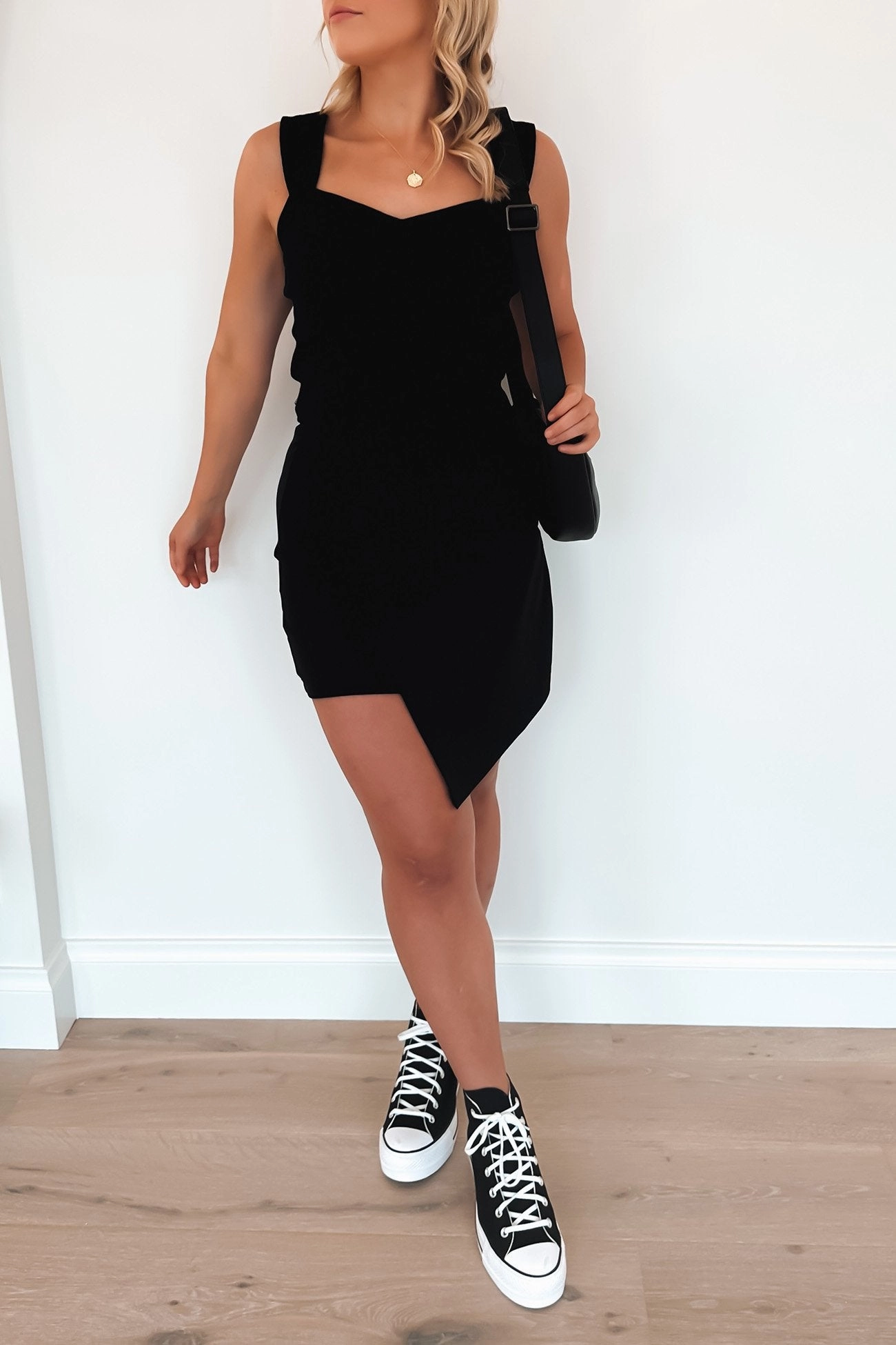 sale t shirts Storm Rib Ruched Tank Black