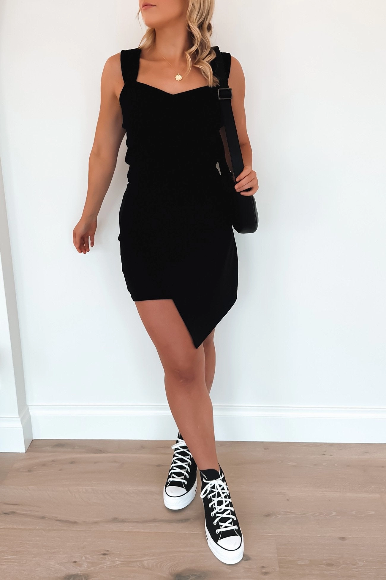 sale t shirts Storm Rib Ruched Tank Black