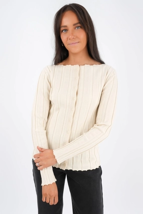sale zapatillas mujer Ellen Long Sleeve Cream sale alcohol