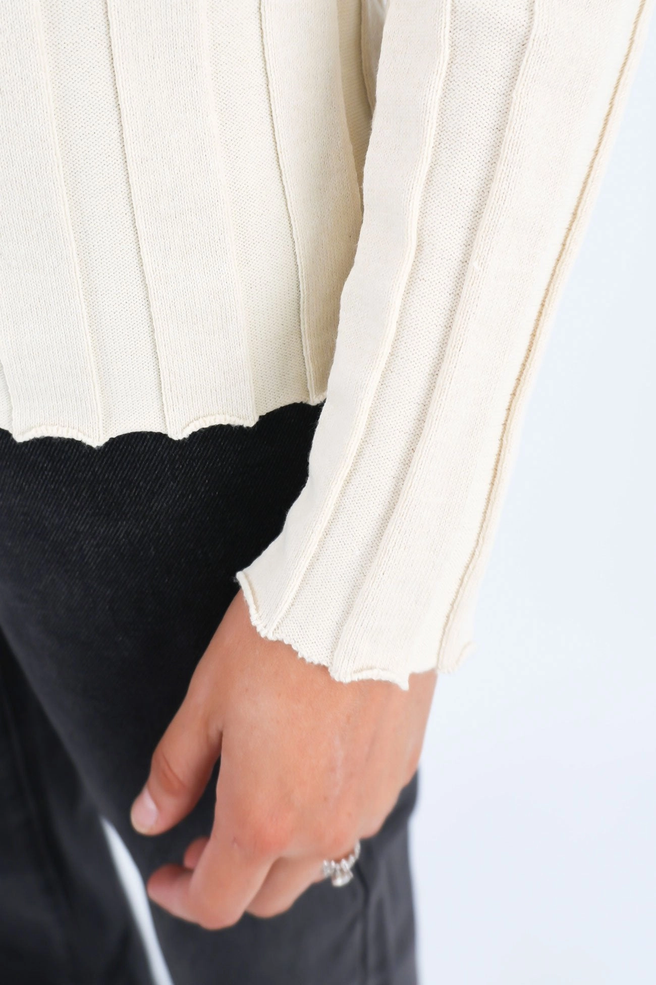 sale zapatillas mujer Ellen Long Sleeve Cream