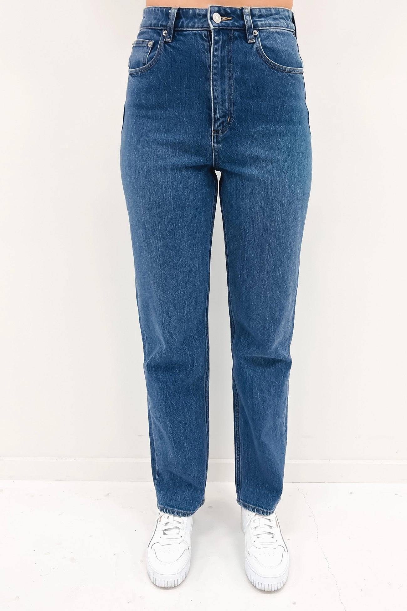 sale zapatillas mujer High Straight 80 Jean Zenon Blue