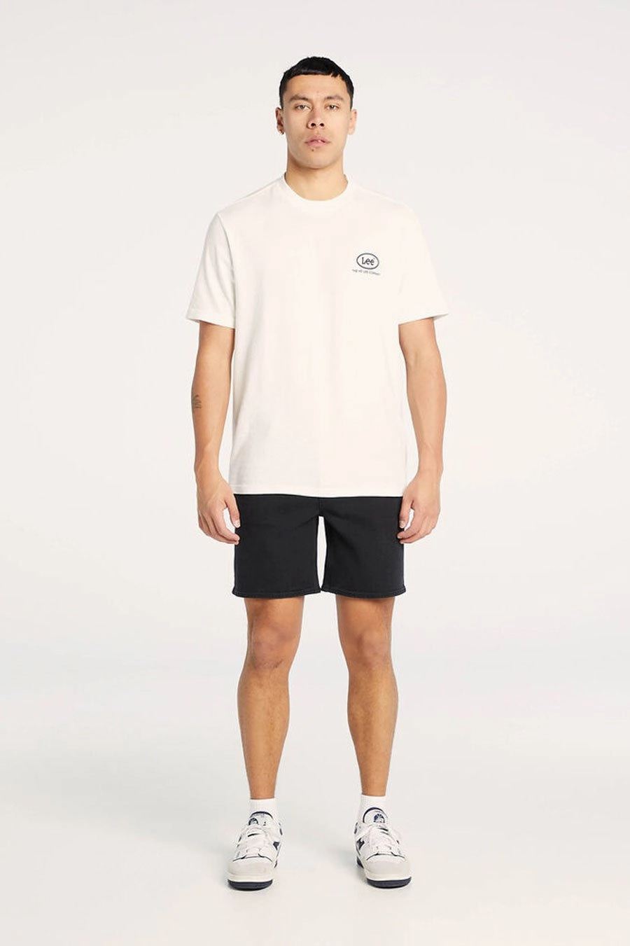 sale zara L-Three Short Industry Black