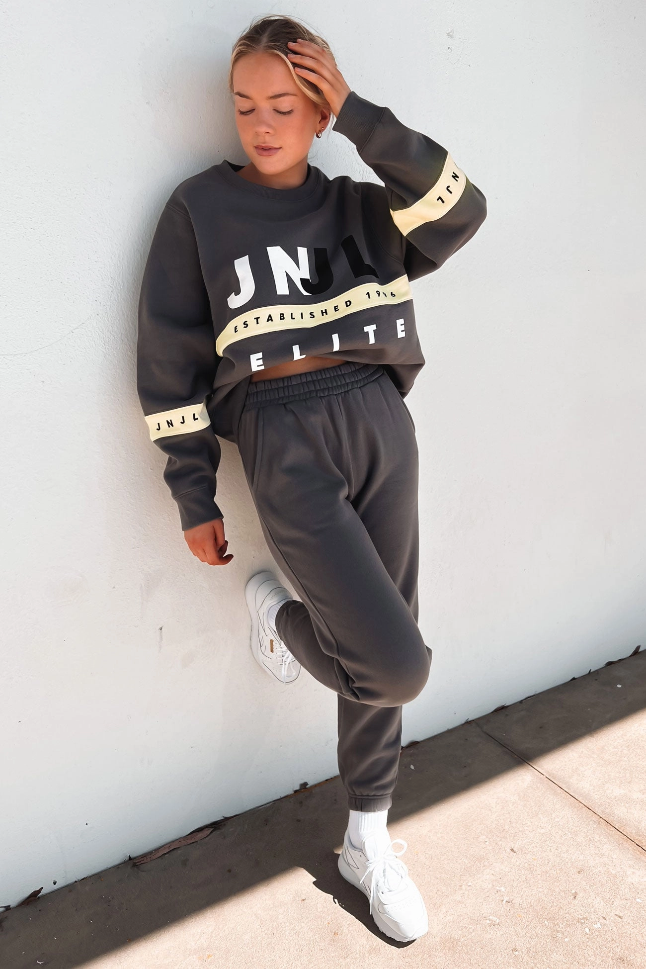 salem Austin Track Pant Charcoal