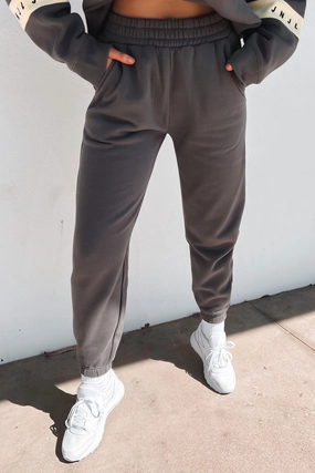 salem Austin Track Pant Charcoal earbuds sale