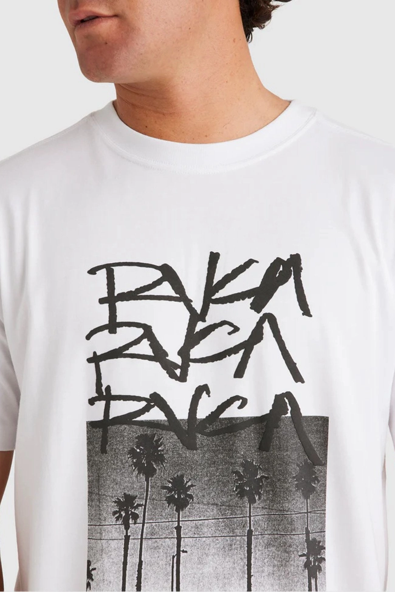 salem Scrawls Short Sleeve Tee White