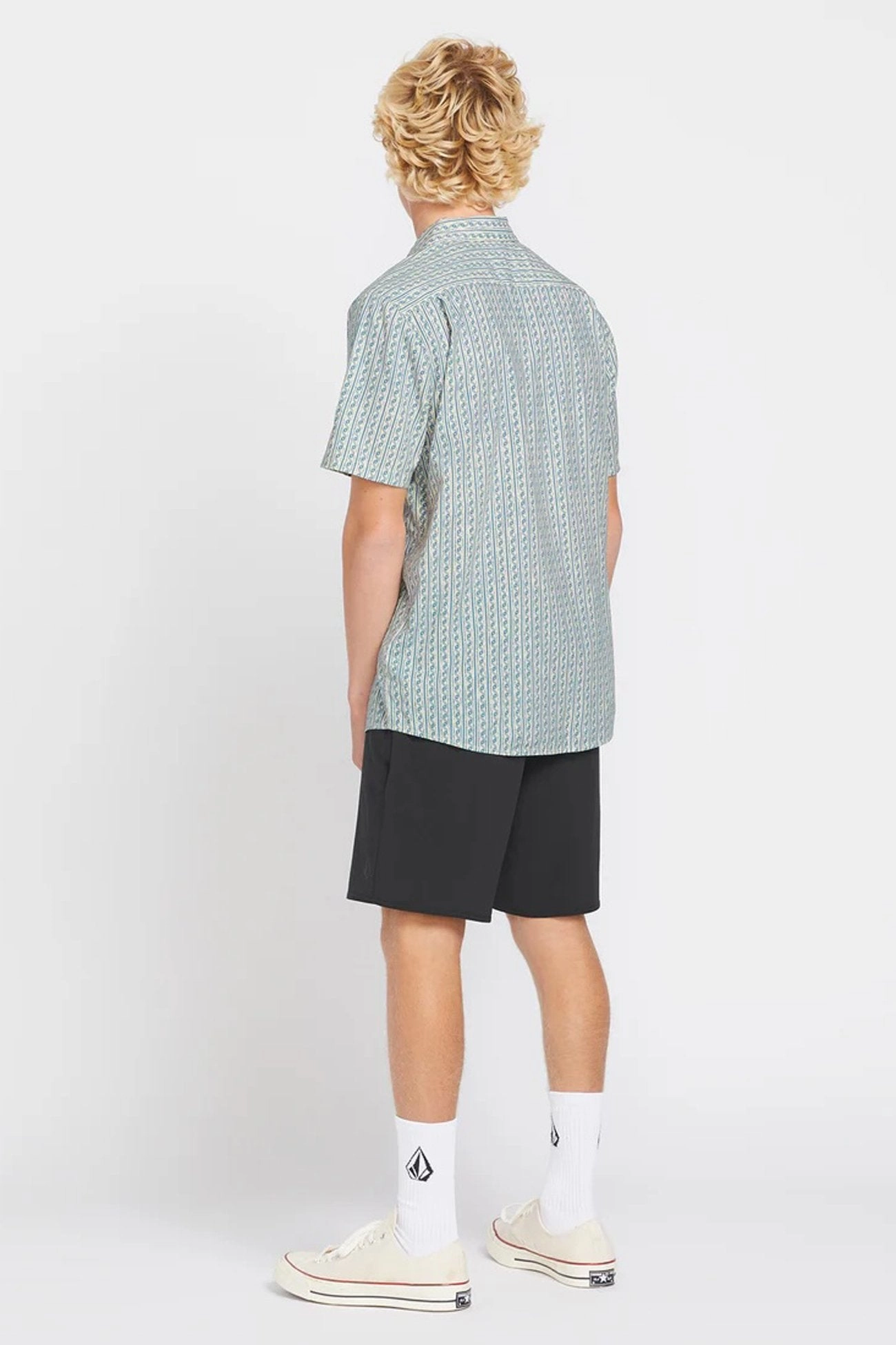 Scaler Stone Woven Short Sleeve Shirt Dirty White easter sale