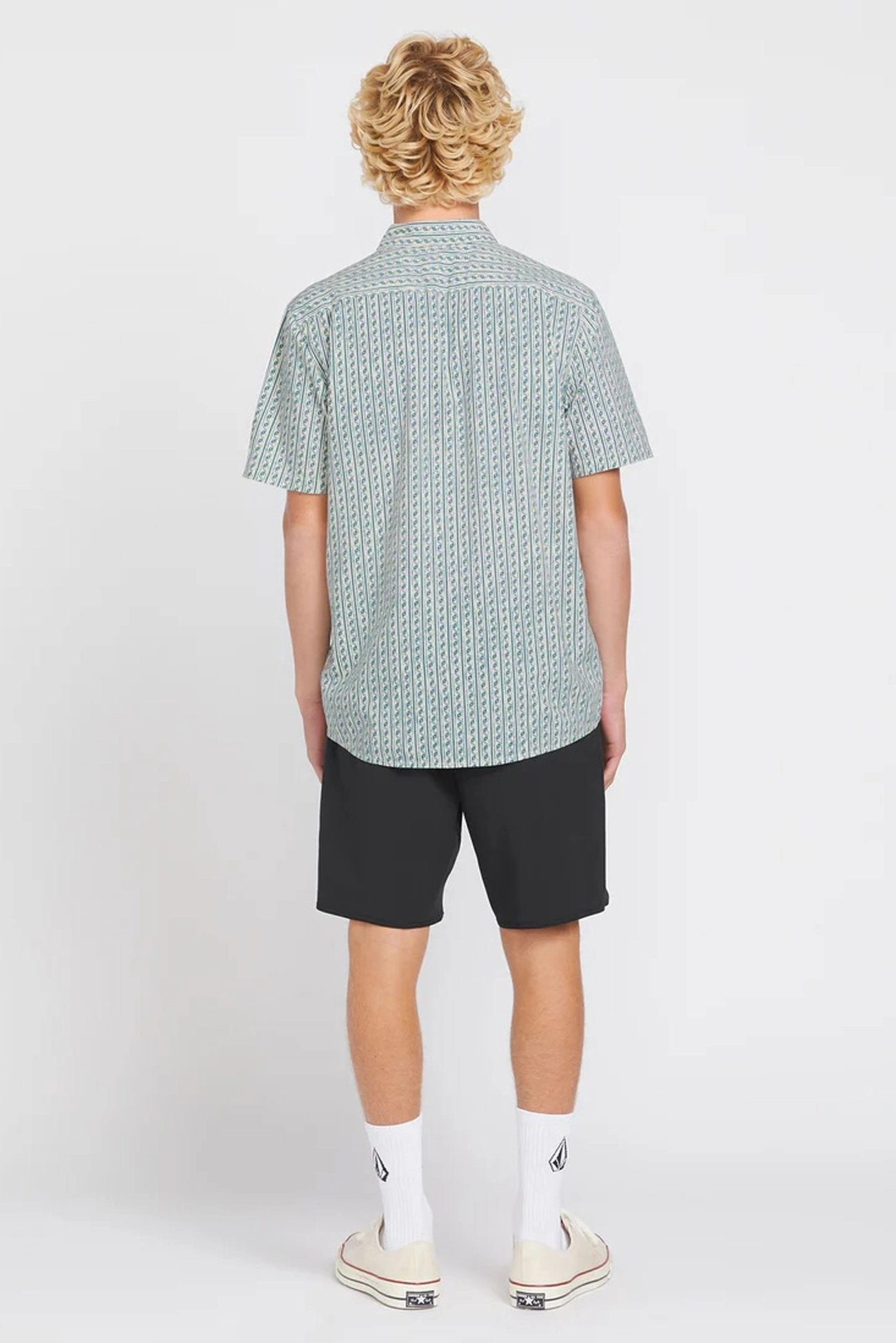 Scaler Stone Woven Short Sleeve Shirt Dirty White easter sale