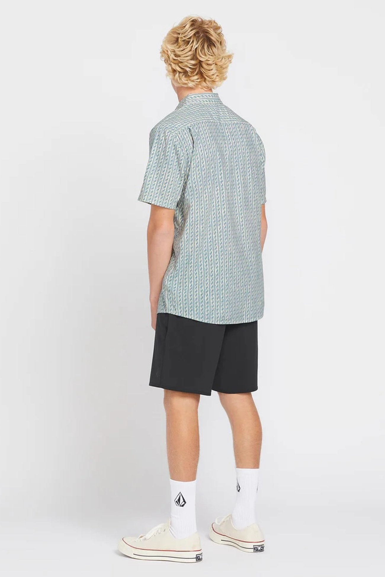Scaler Stone Woven Short Sleeve Shirt Dirty White easter sale
