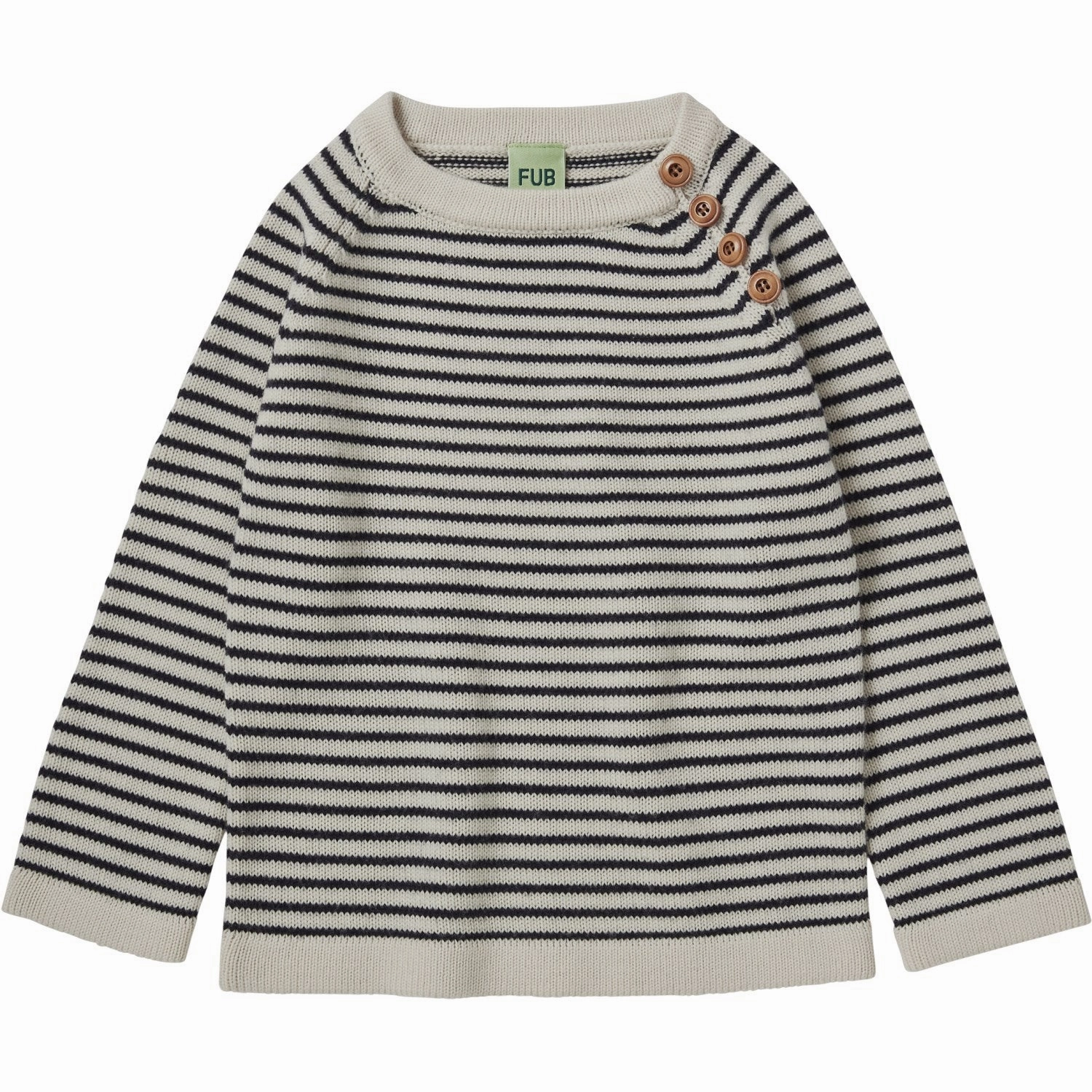 Seam FUB Ecru/Dark Navy Sweater Cozy