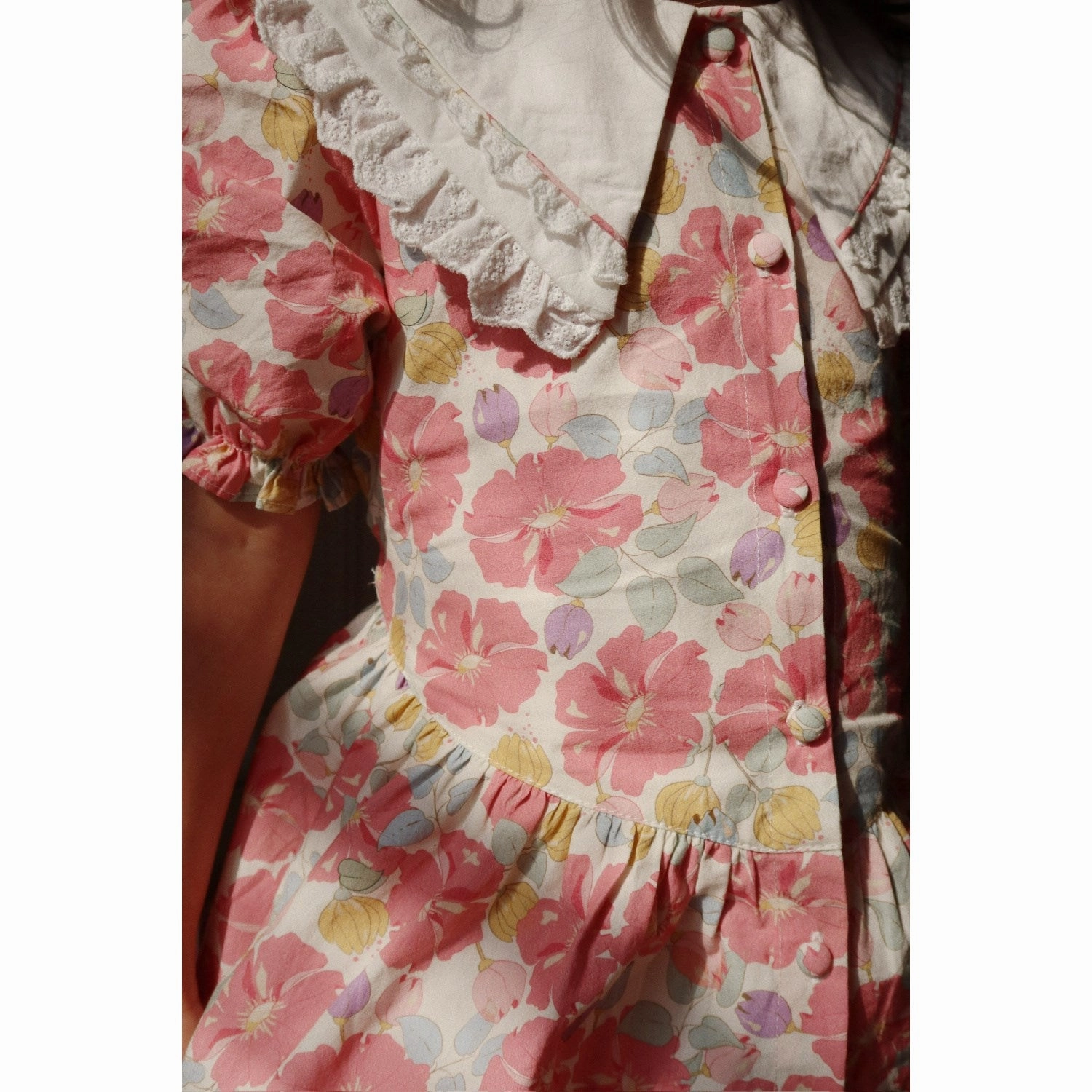 Seam Konges Sljd Fleur Anglaise Coeur Collar Shirt Gots