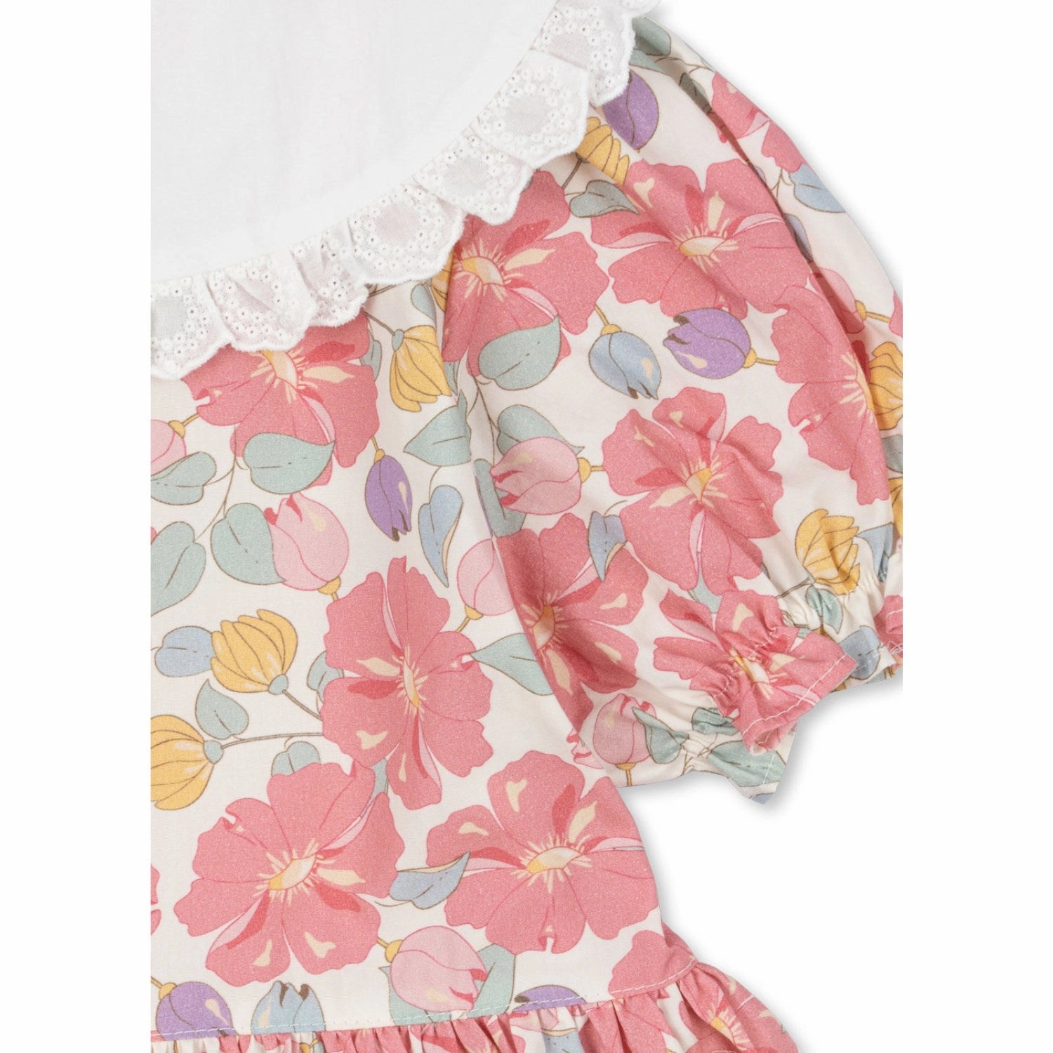 Seam Konges Sljd Fleur Anglaise Coeur Collar Shirt Gots
