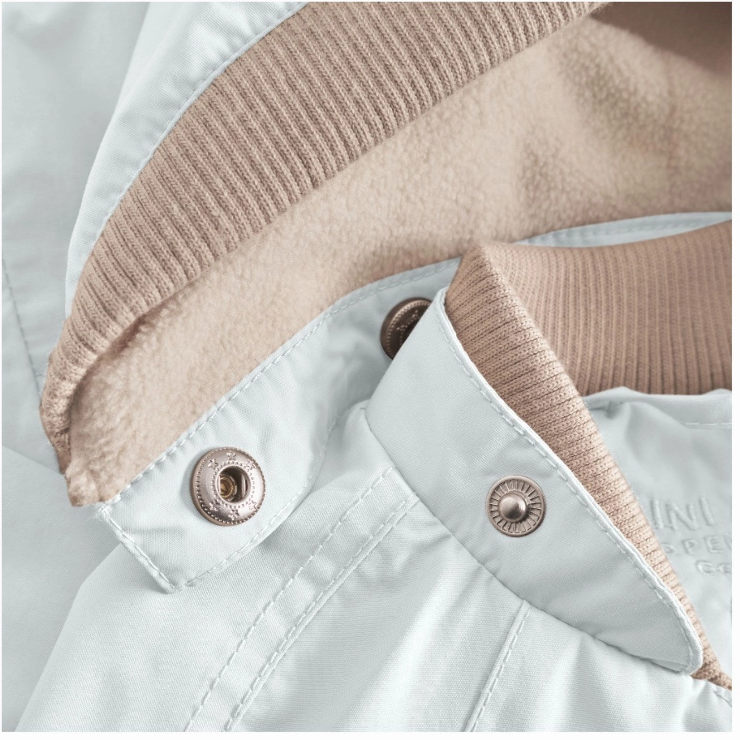 Seam Mini A ture Blue Metal Wai Fleece Lined Spring Jacket. GRS