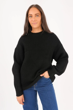 Selena Knit Top Black sale christmas cards sale trainers womens