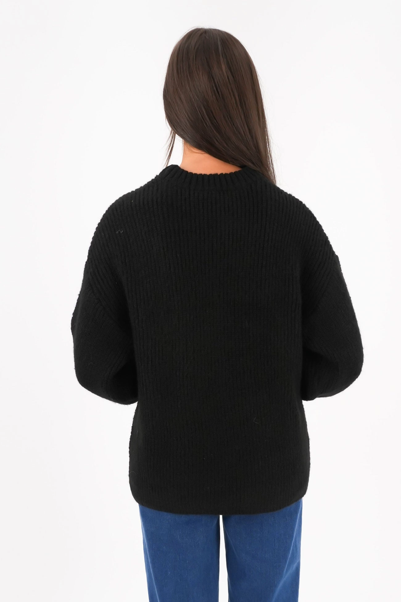 Selena Knit Top Black sale christmas cards