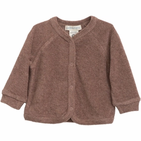 Serendipity Acorn Baby Terry Cardigan Artistic Famous