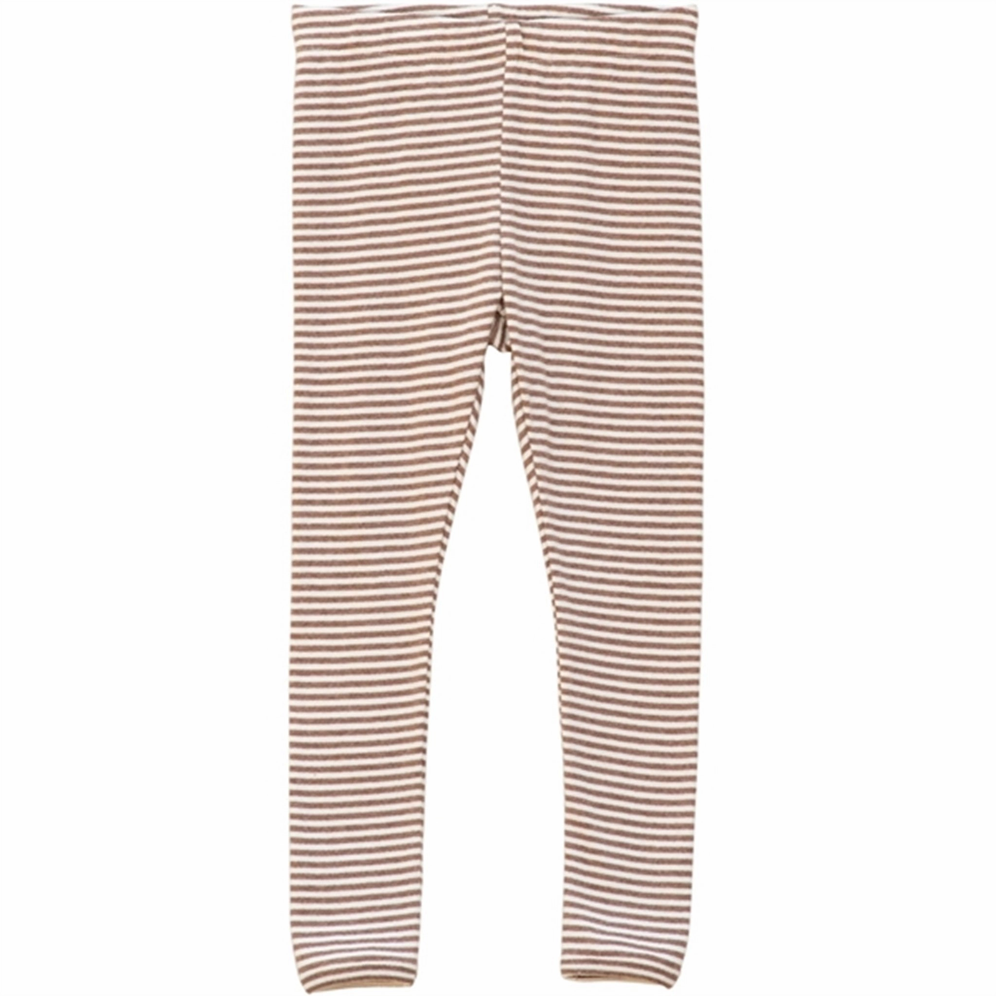 Modern Serendipity Acorn/Offwhite Stripe Leggings Grandiose