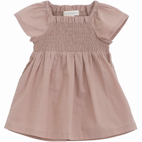 Serendipity Almond Baby Smock Dress Expressive Alluring