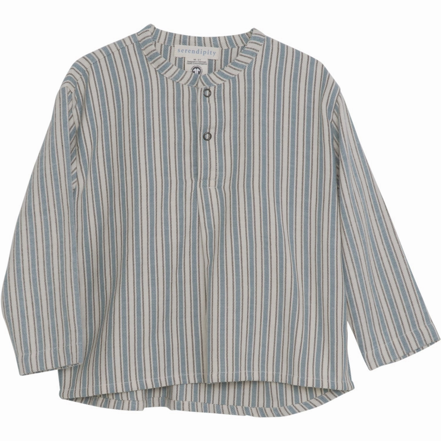 Serendipity Arctic Stripe Brushed Shirt Valuable Regal
