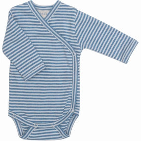 Serendipity Azur/Ecru Newborn Wrap Body Ethical Excellence