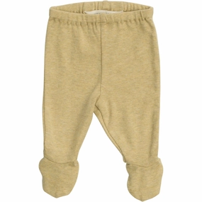 Serendipity Chamomile Newborn Pants W. Feet Pioneer Chic