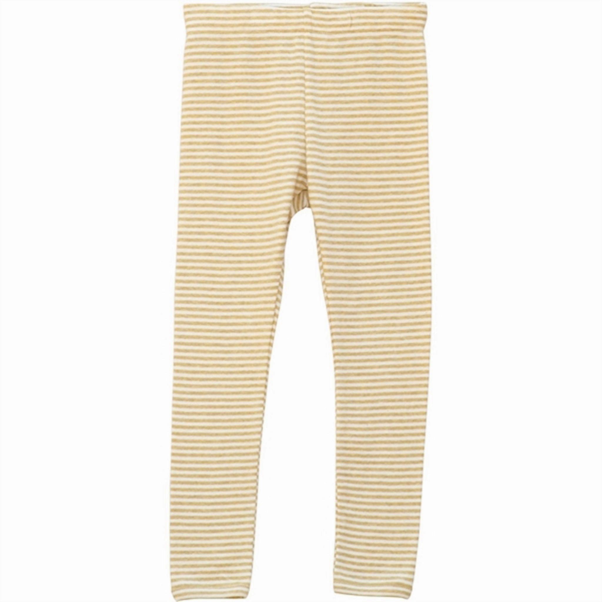 Serendipity Chamomile/Offwhite Stripe Leggings Coveted Style