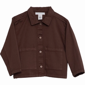 Serendipity Chocolate Casual Shirt Jacket Artistic Aristocratic