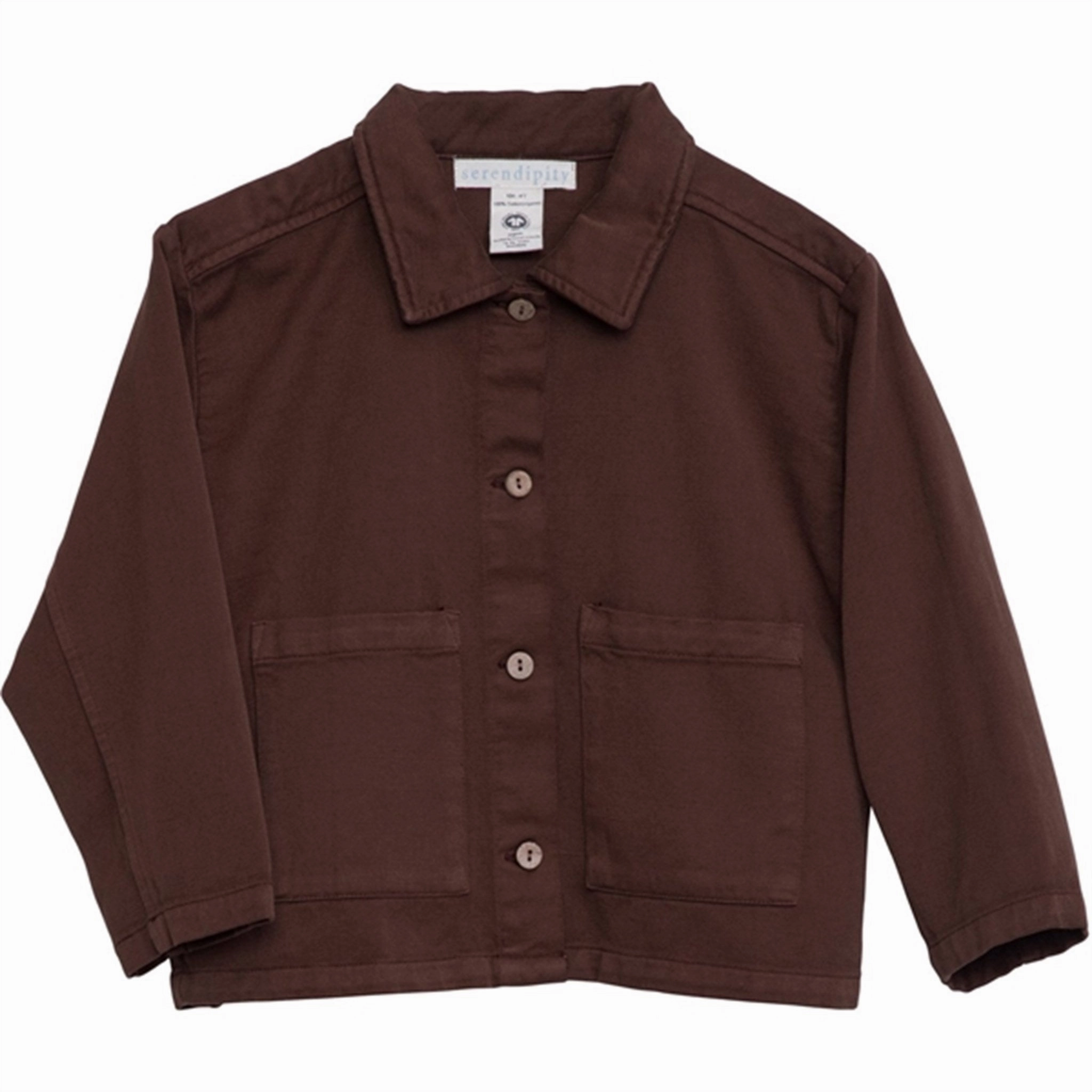 Serendipity Chocolate Casual Shirt Jacket Artistic Aristocratic