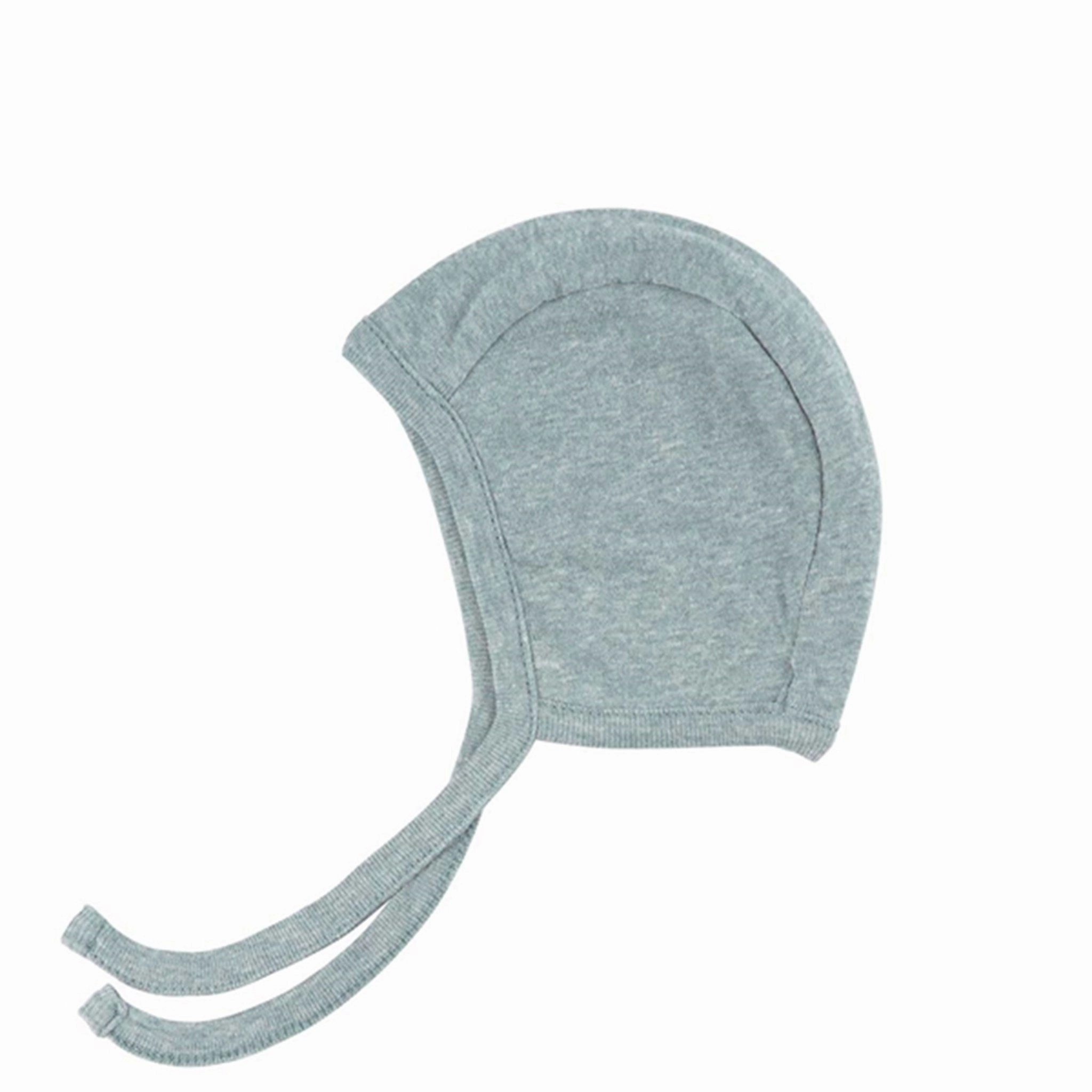 Serendipity Grey Rib Newborn Bonnet Precious Elite