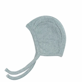 Serendipity Grey Rib Newborn Bonnet Opulent Captivating