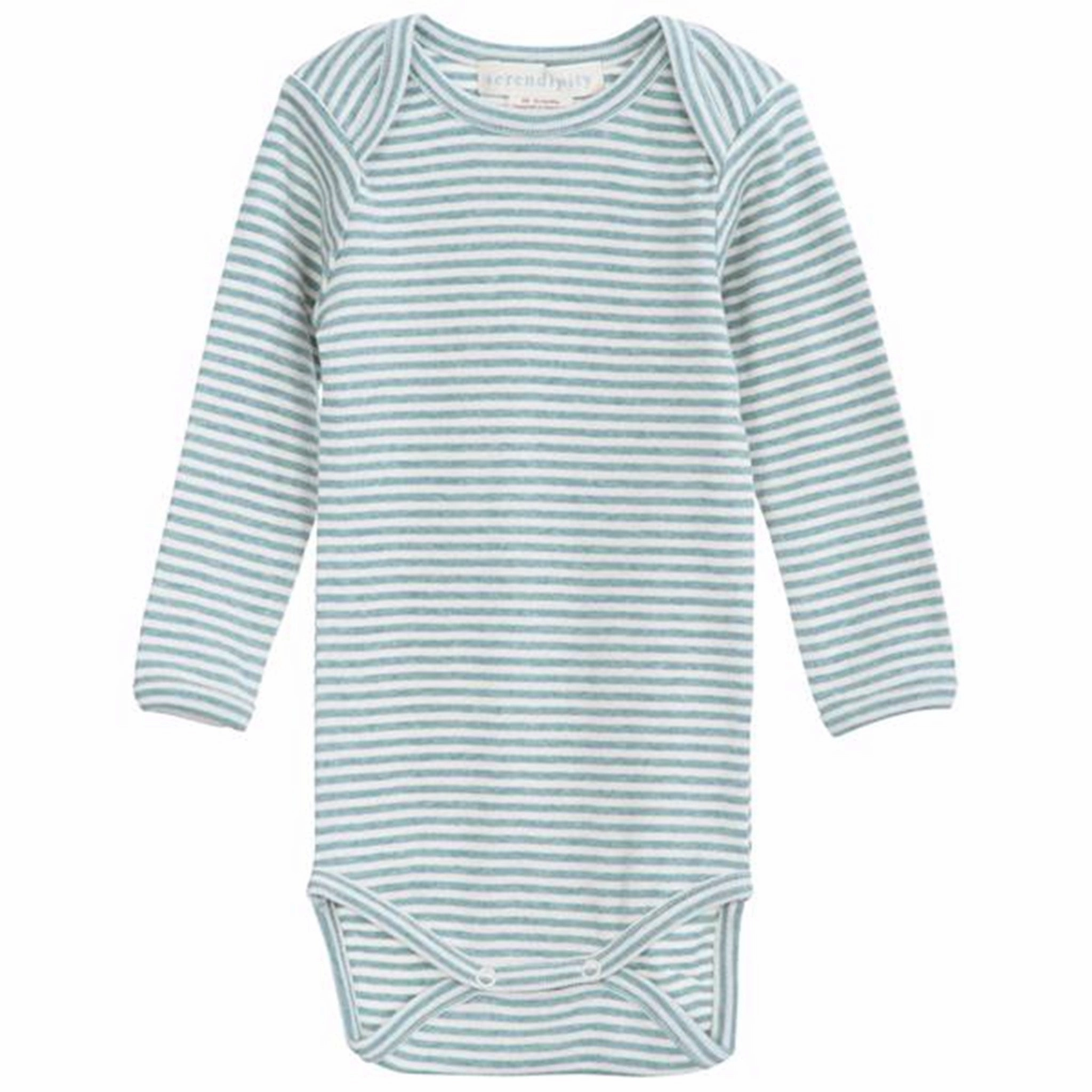Inspiring Serendipity Lake/Ecru Rib Stripe Body Perfection